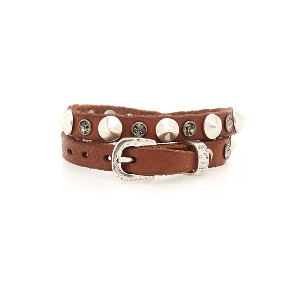 HERREN Campomaggi Armbänder*Afrodite Cognac