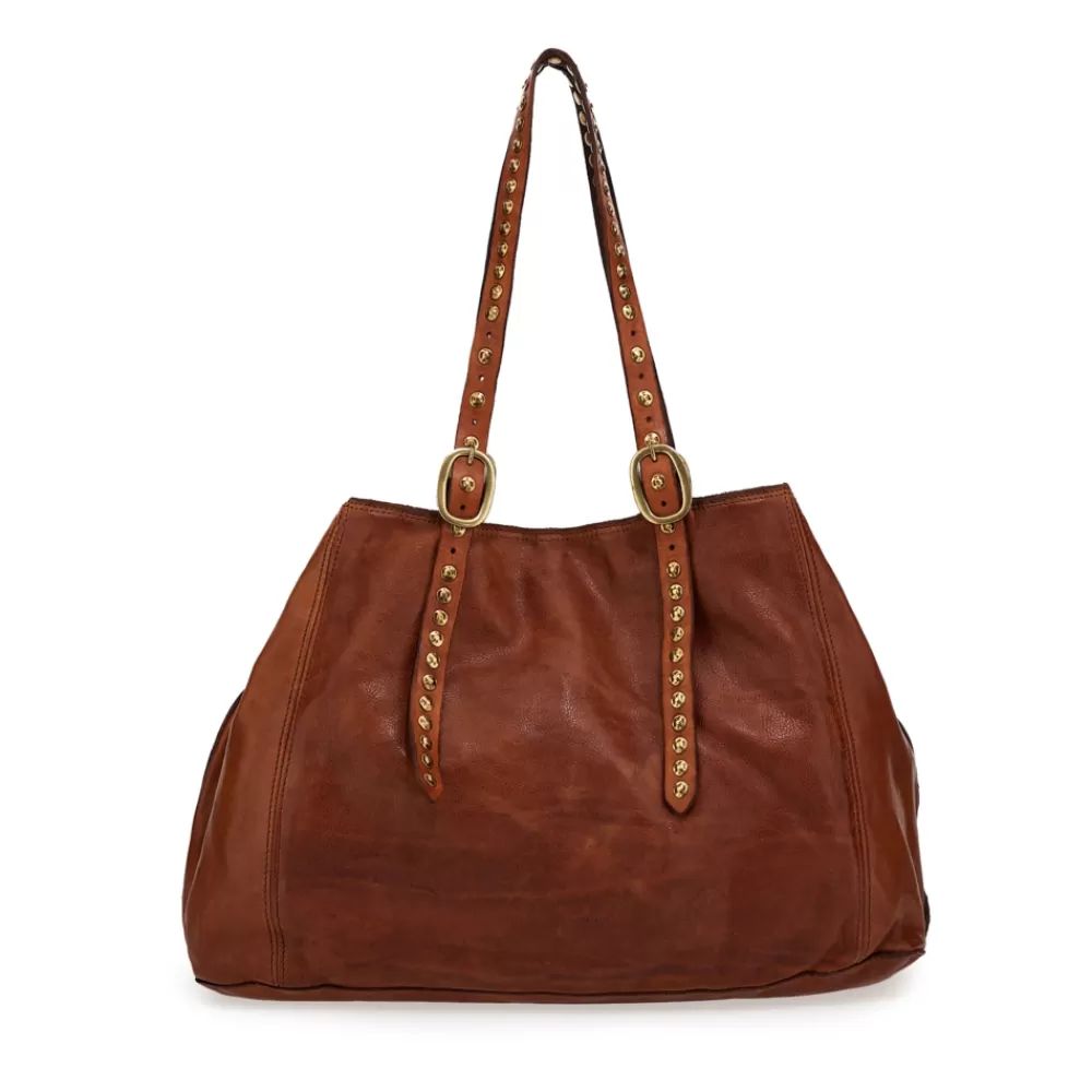 DAMEN Campomaggi Schultertaschen*Alice Cognac