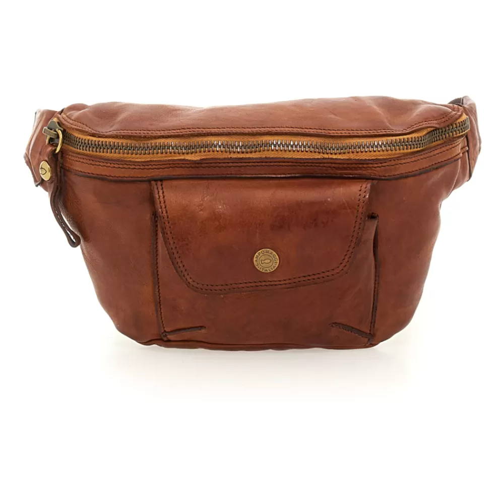 HERREN Campomaggi Gürteltaschen*Apollo Cognac