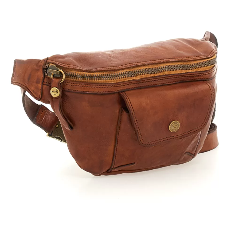 HERREN Campomaggi Gürteltaschen*Apollo Cognac