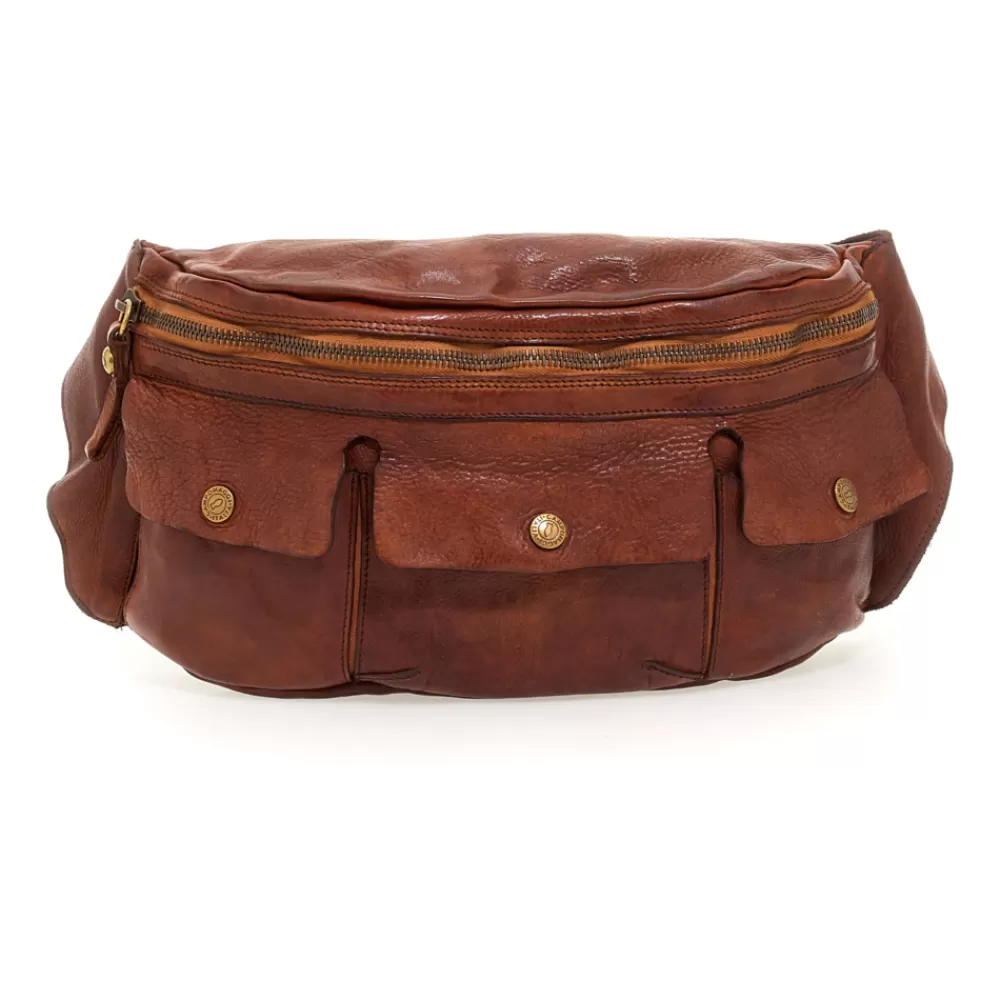 HERREN Campomaggi Gürteltaschen*Apollo Cognac