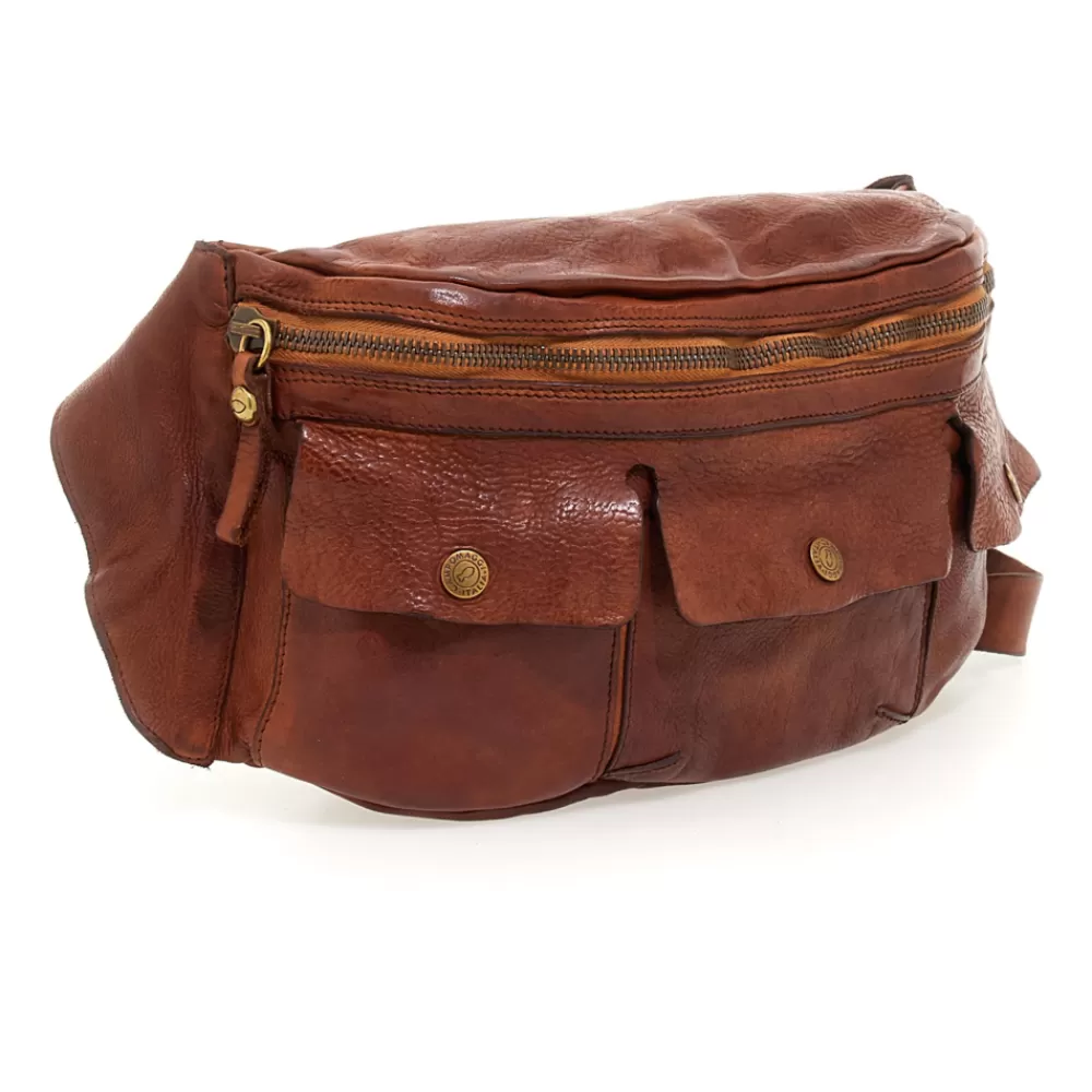 HERREN Campomaggi Gürteltaschen*Apollo Cognac