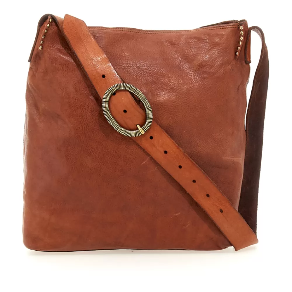 DAMEN Campomaggi Schultertaschen*Ardesia Cognac