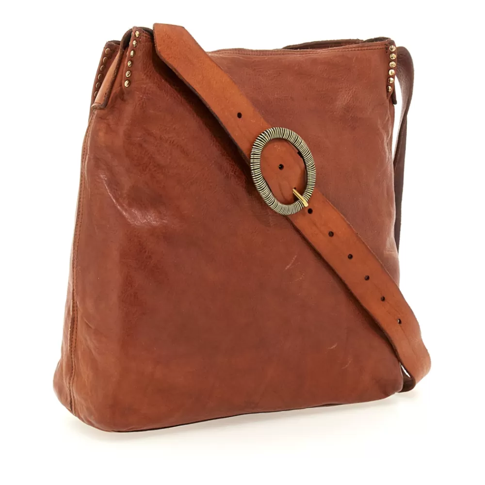 DAMEN Campomaggi Schultertaschen*Ardesia Cognac