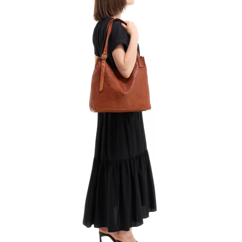 DAMEN Campomaggi Shoppers*Ardesia Cognac