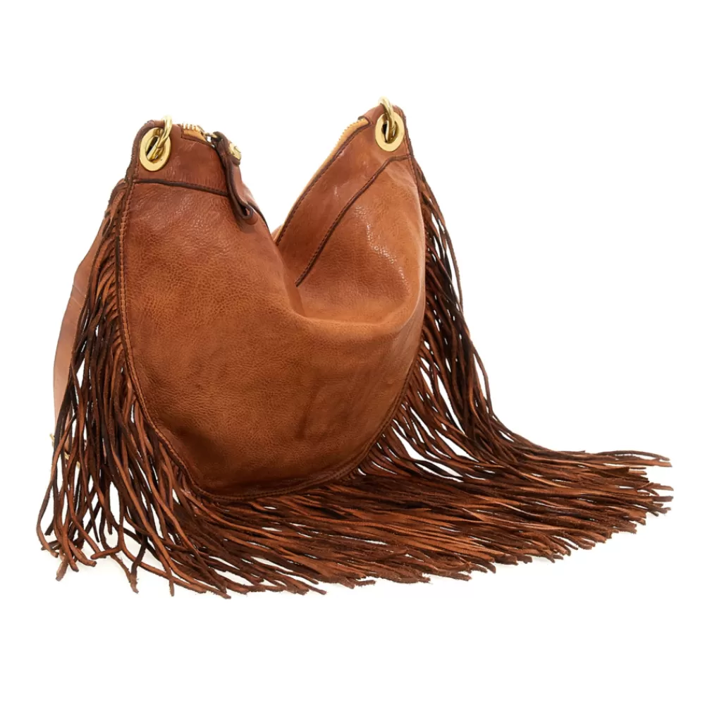 DAMEN Campomaggi Schultertaschen*Cala Luna Cognac