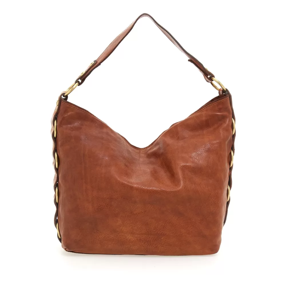 DAMEN Campomaggi Schultertaschen*Demetra Cognac