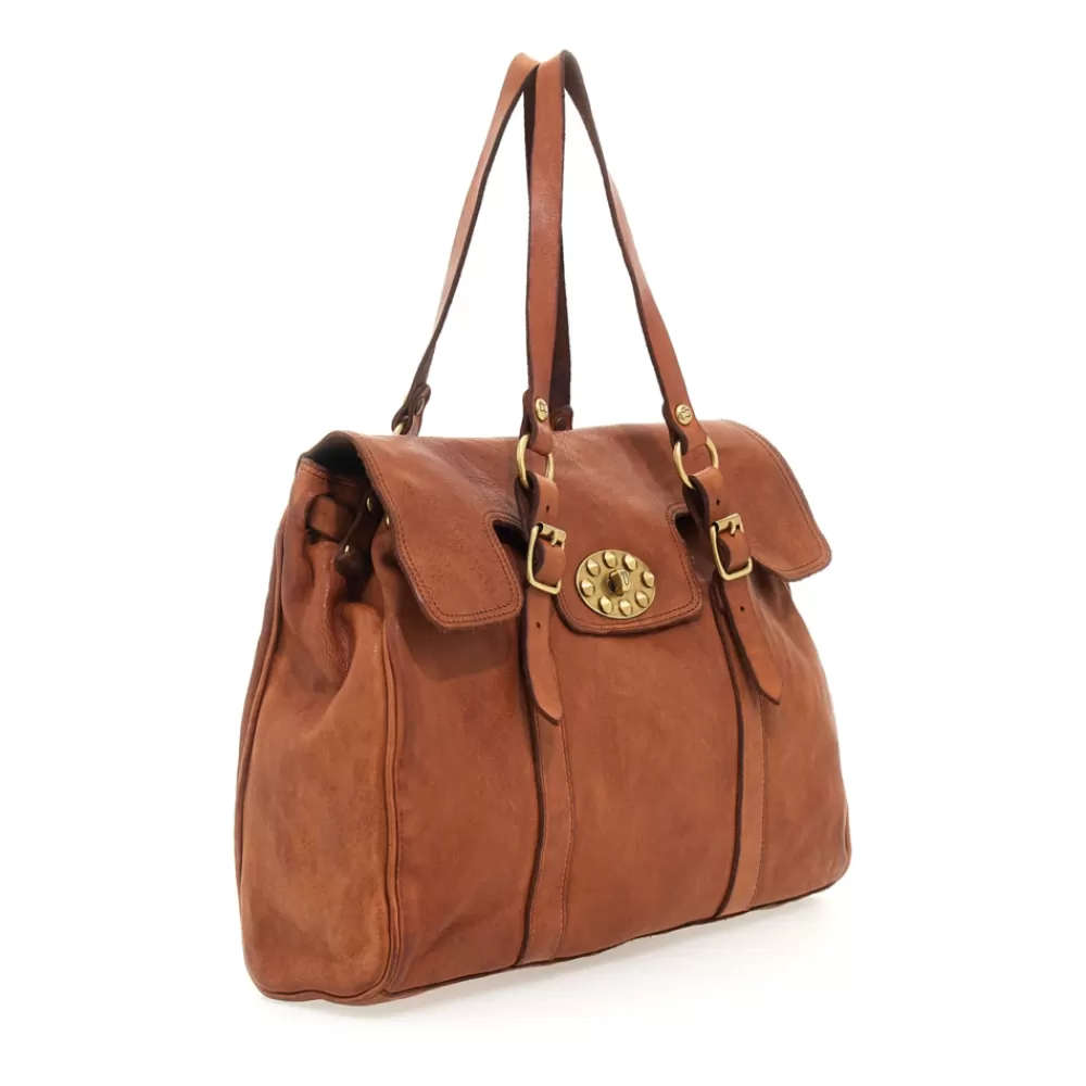 DAMEN Campomaggi Shoppers*Dione Cognac