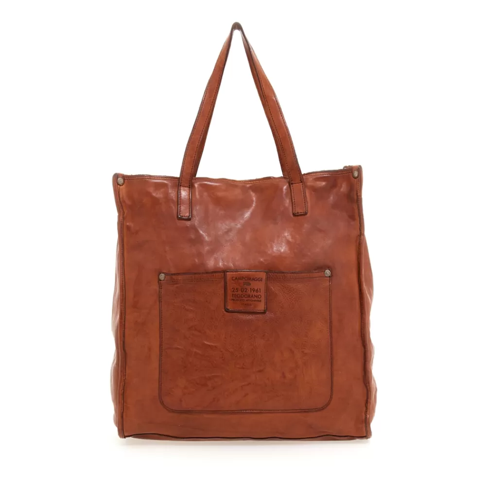 HERREN Campomaggi Shoppers*Giove Cognac