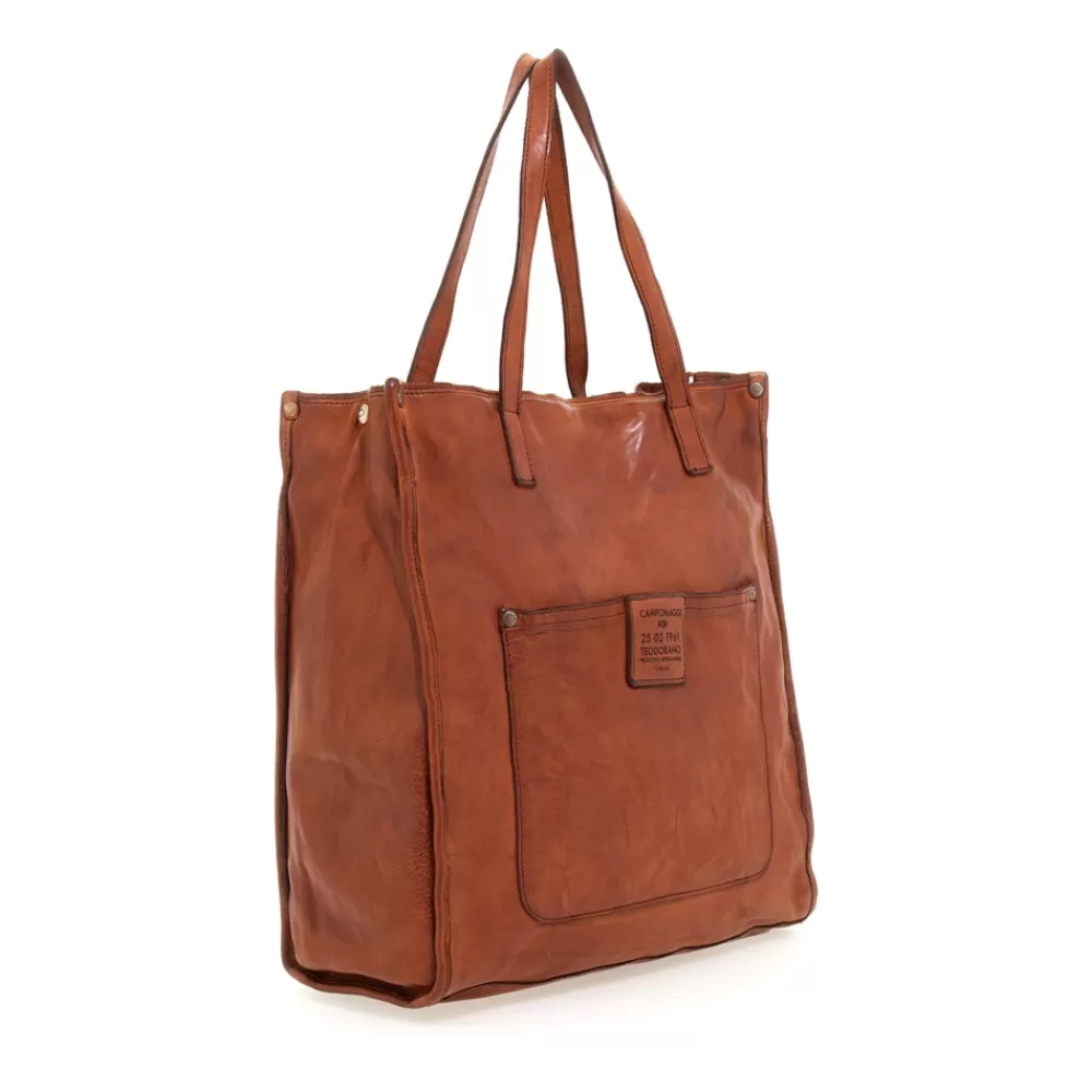 HERREN Campomaggi Shoppers*Giove Cognac