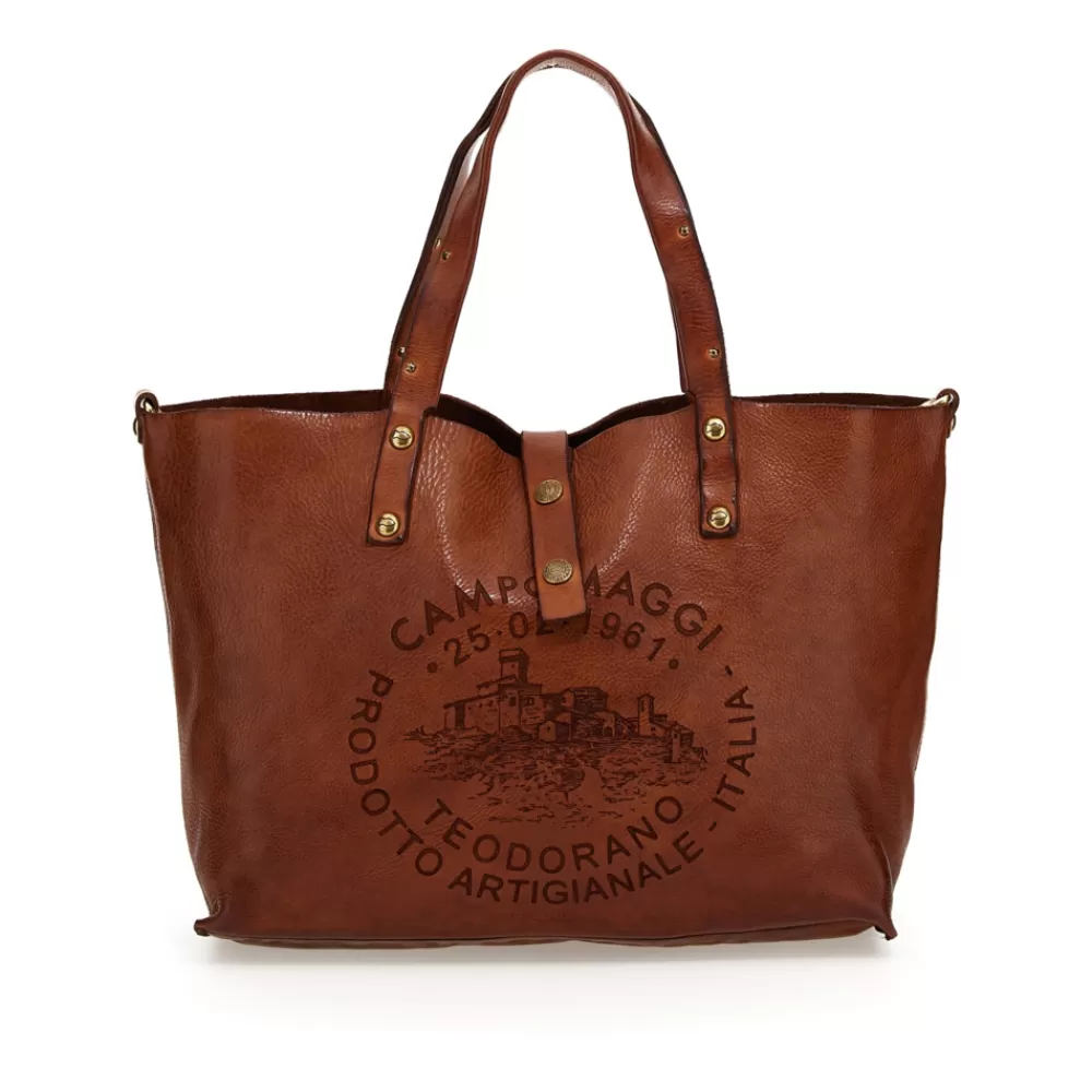 DAMEN Campomaggi Shoppers*Teodorano Cognac