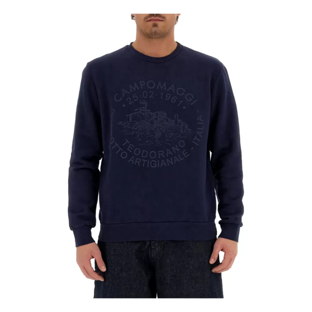 HERREN Campomaggi *Teodorano sweatshirt Blau