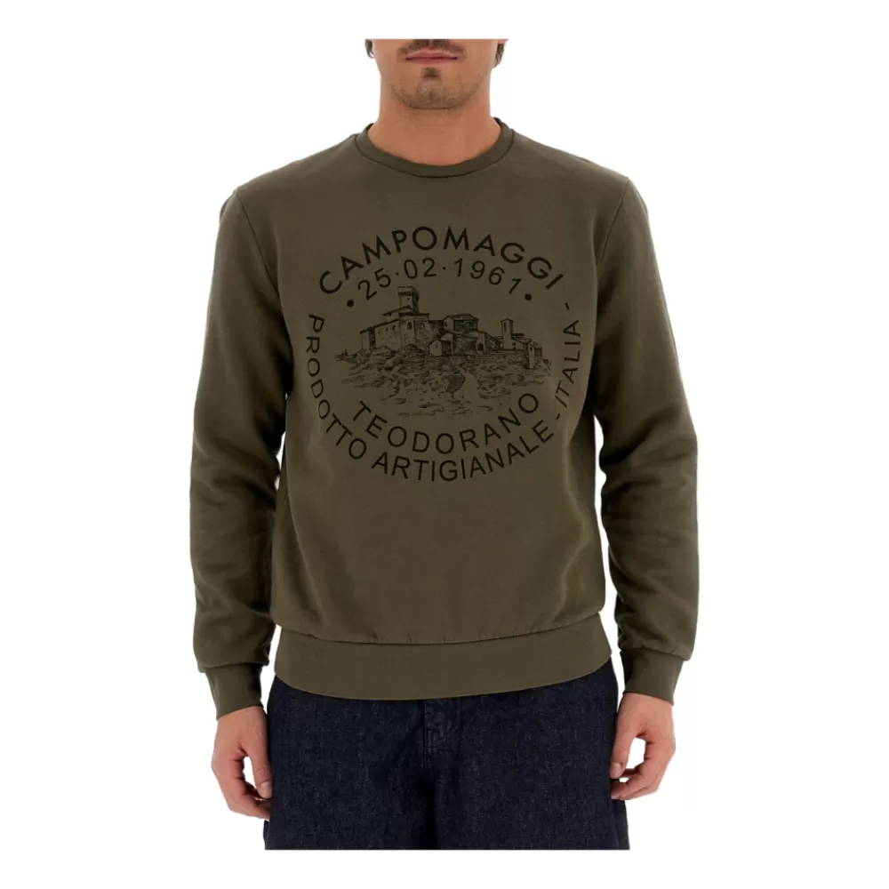 HERREN Campomaggi *Teodorano sweatshirt Grün