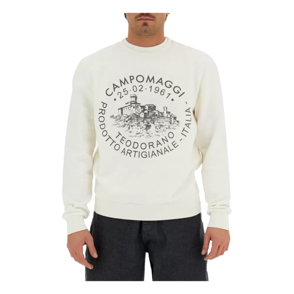 HERREN Campomaggi *Teodorano sweatshirt Weiß