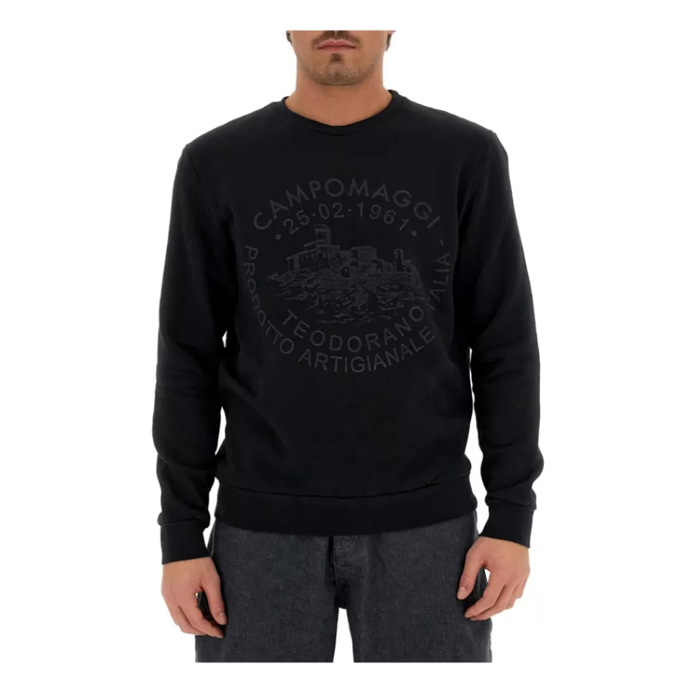 HERREN Campomaggi *Teodorano sweatshirt Schwarz