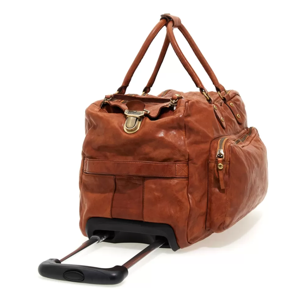 HERREN Campomaggi Reisetaschen*Tokio Cognac